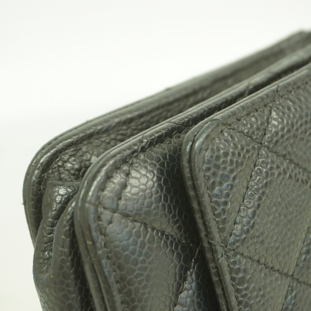 CHANEL Black Caviar Leather Wallet - Picture 6 of 9